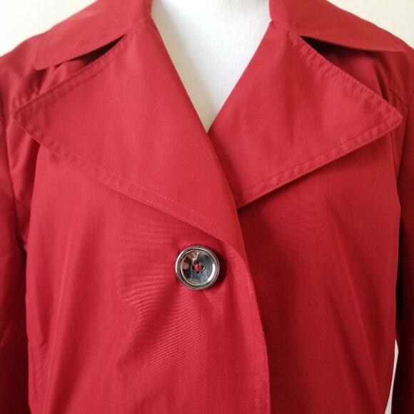 COVINGTON Outerwear Red Taffeta Classic - Size L - Picture 4 of 10